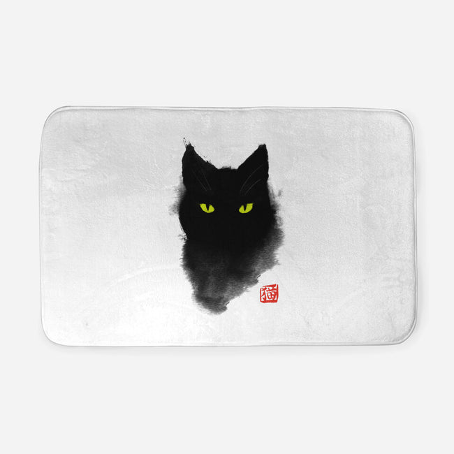 Cat Ink-none memory foam bath mat-BlancaVidal