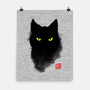 Cat Ink-none matte poster-BlancaVidal