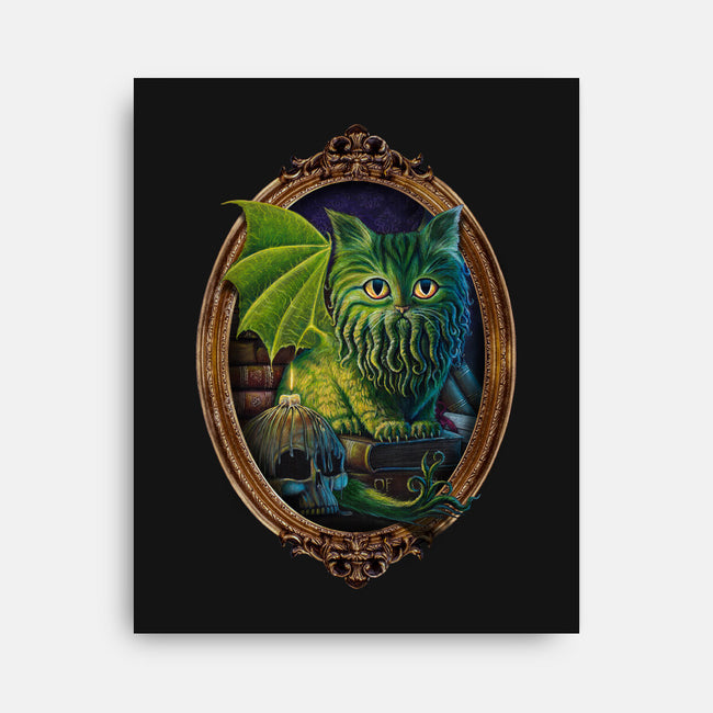 Cathulhu-none stretched canvas-MoniWolf