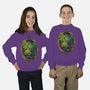 Cathulhu-youth crew neck sweatshirt-MoniWolf