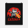 Catzilla-none matte poster-vp021