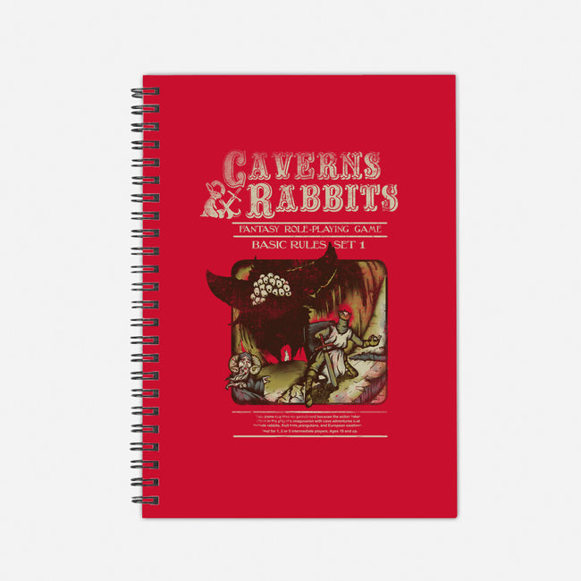 Caverns & Rabbits-none dot grid notebook-Creative Outpouring