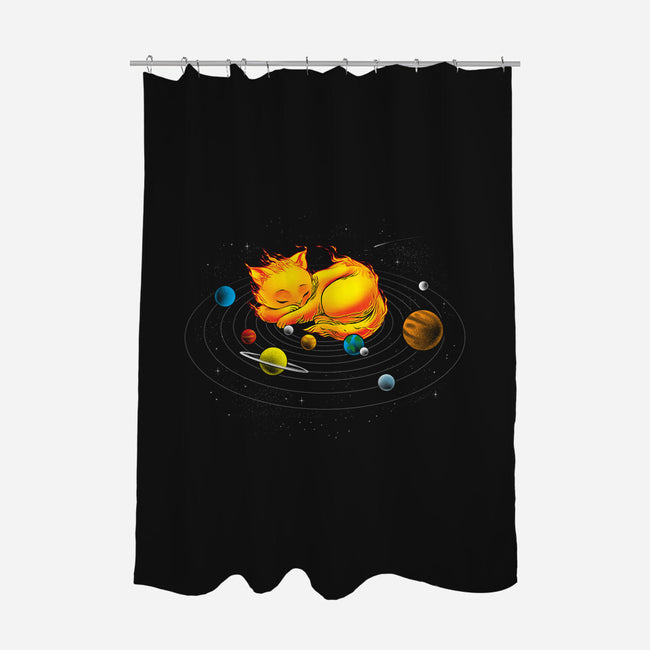 Center of My Universe-none polyester shower curtain-tobefonseca