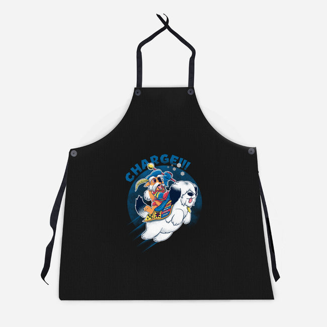 Charge!!!-unisex kitchen apron-Andriu