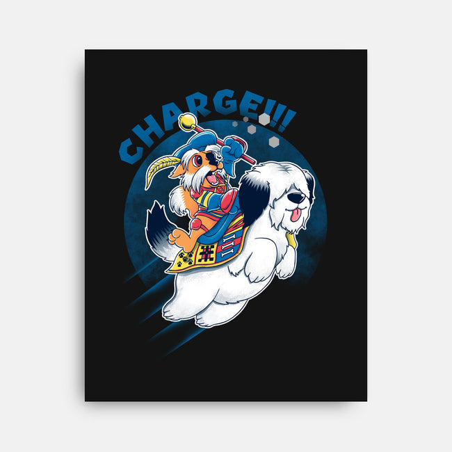 Charge!!!-none stretched canvas-Andriu