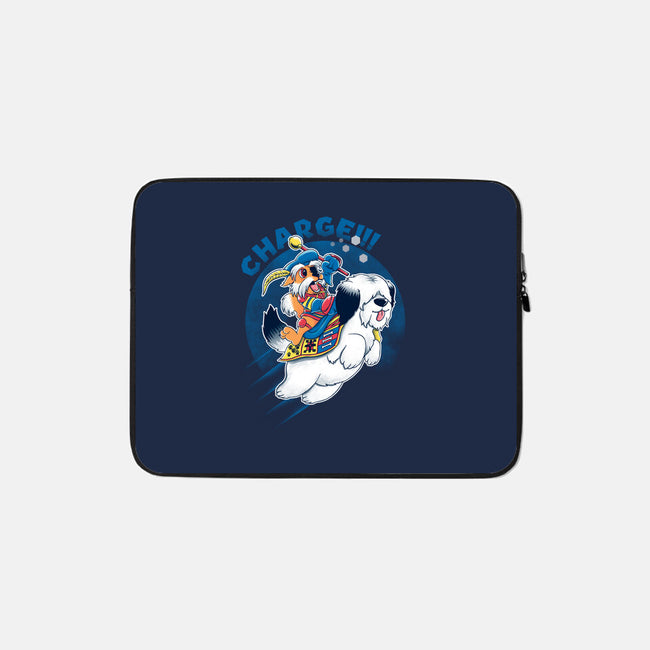 Charge!!!-none zippered laptop sleeve-Andriu