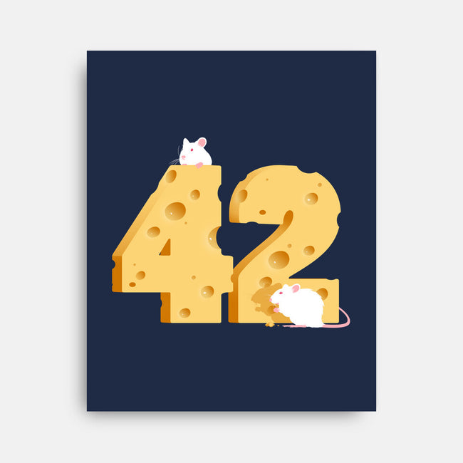 Cheese Is The Answer!-none stretched canvas-drbutler