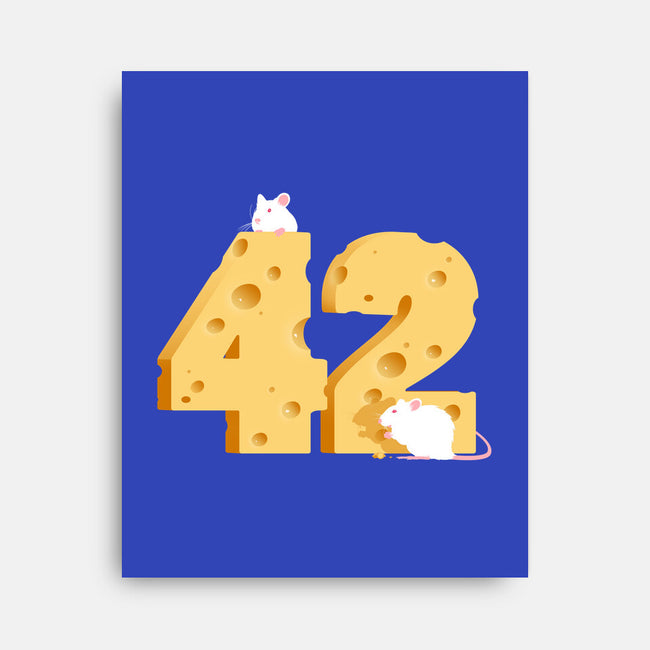 Cheese Is The Answer!-none stretched canvas-drbutler