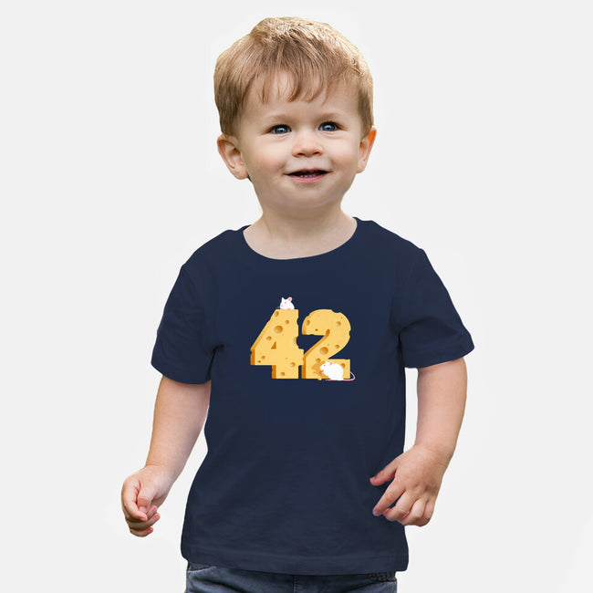 Cheese Is The Answer!-baby basic tee-drbutler