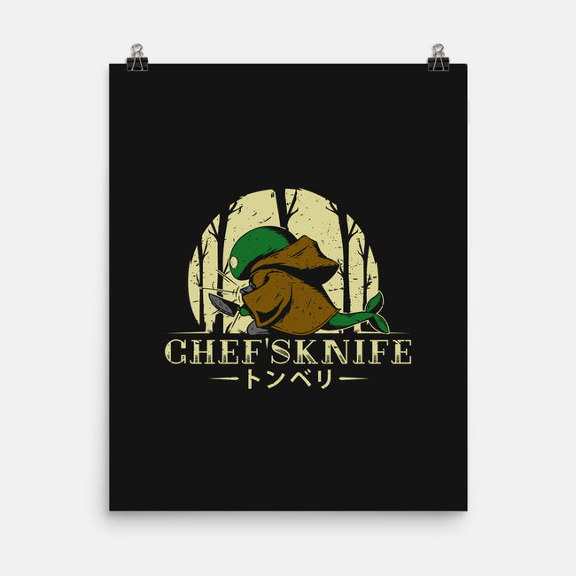 Chef's Knife-none matte poster-Alundrart