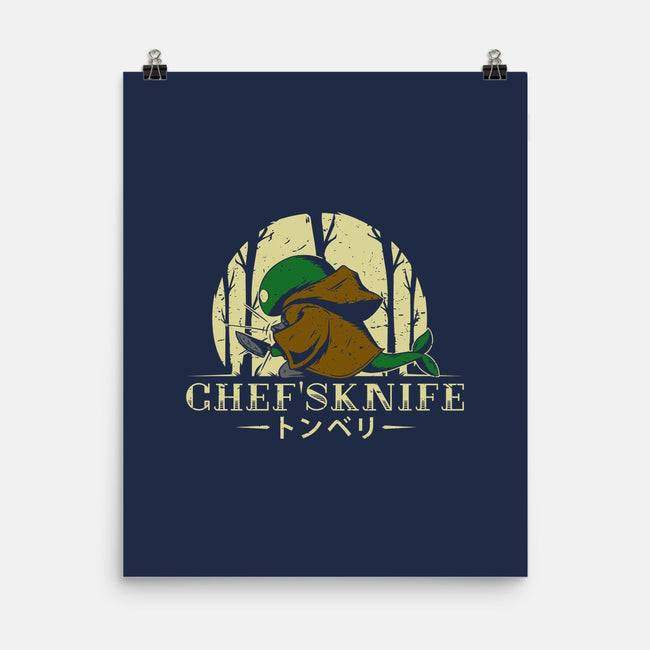 Chef's Knife-none matte poster-Alundrart