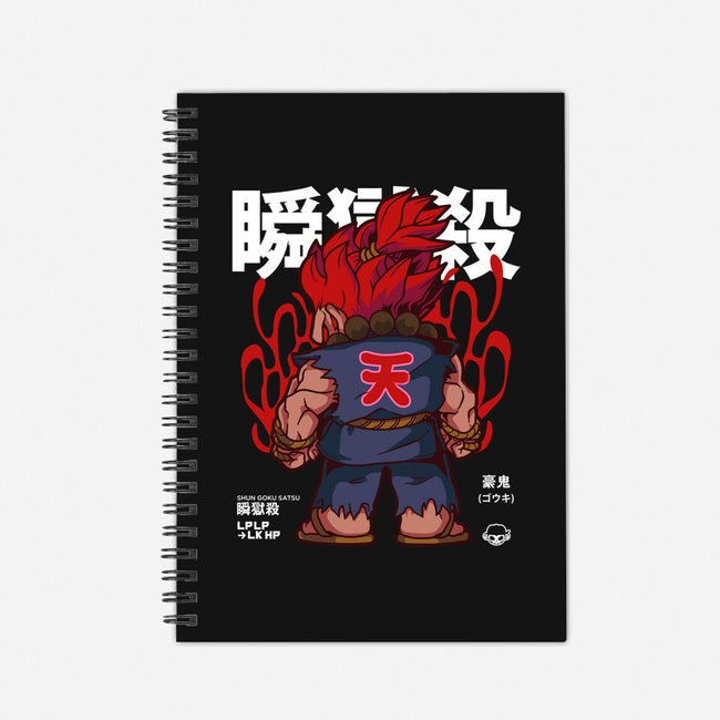 Chibi Akuma-none dot grid notebook-mankeeboi