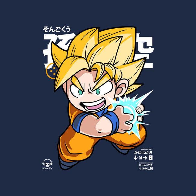 Chibi Kamehameha-none glossy sticker-mankeeboi
