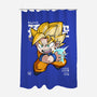 Chibi Kamehameha-none polyester shower curtain-mankeeboi