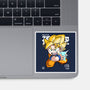 Chibi Kamehameha-none glossy sticker-mankeeboi
