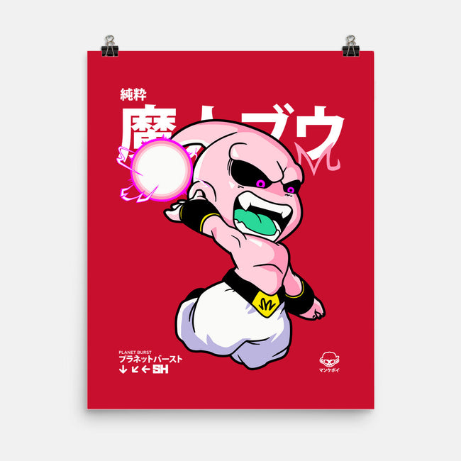 Chibi Planet Burst-none matte poster-mankeeboi