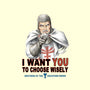 Choose Wisely-none matte poster-saqman