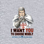 Choose Wisely-womens racerback tank-saqman