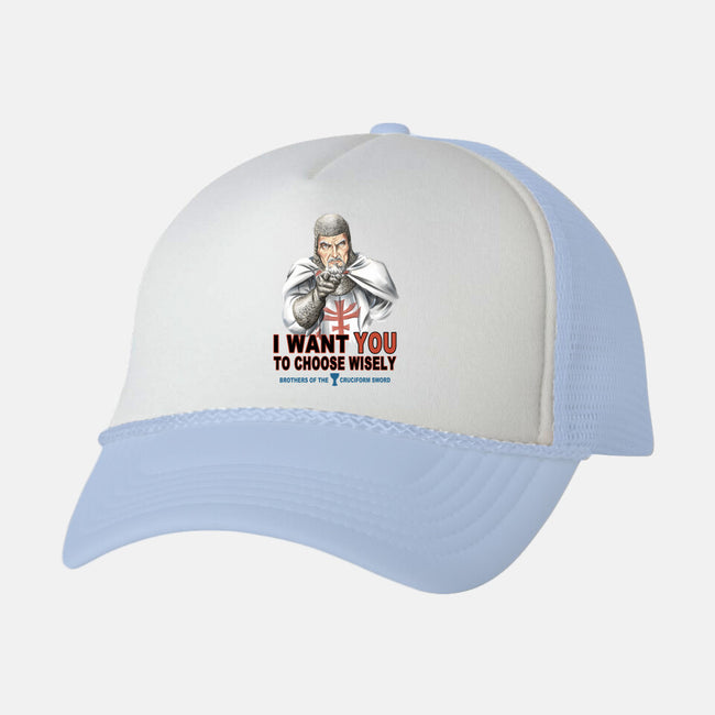 Choose Wisely-unisex trucker hat-saqman