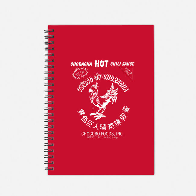 Choracha Hot Sauce-none dot grid notebook-blueswade