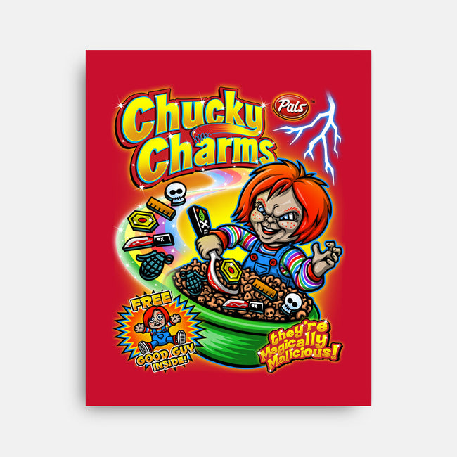 Chucky Charms-none stretched canvas-Punksthetic
