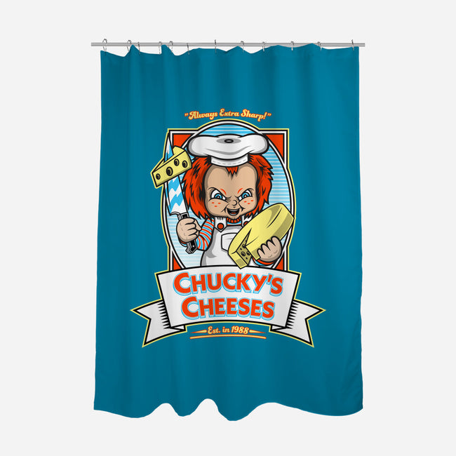 Chucky's Cheeses-none polyester shower curtain-krusemark