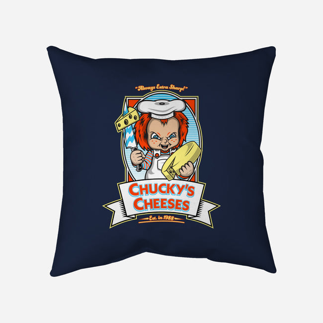 Chucky's Cheeses-none removable cover w insert throw pillow-krusemark