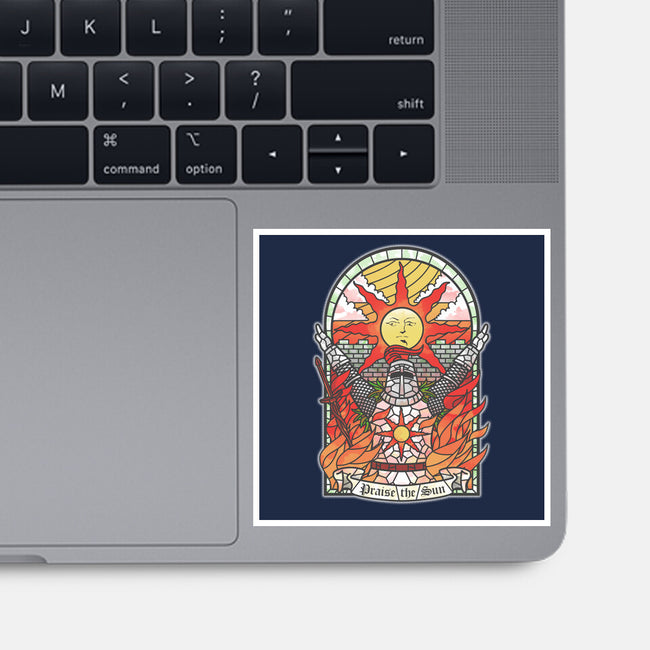 Church of the Sun-none glossy sticker-AutoSave