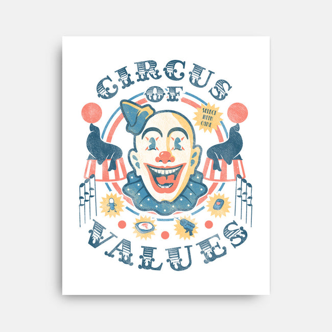 Circus of Values-none stretched canvas-Beware_1984