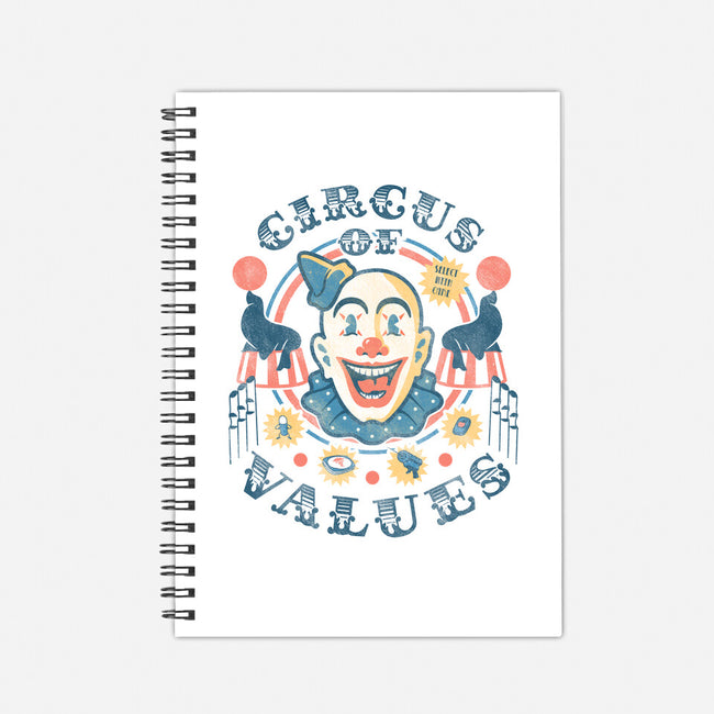 Circus of Values-none dot grid notebook-Beware_1984