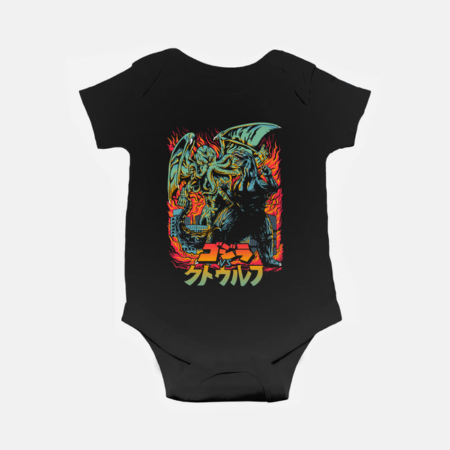 Clash of Gods Revisited-baby basic onesie-Melee_Ninja