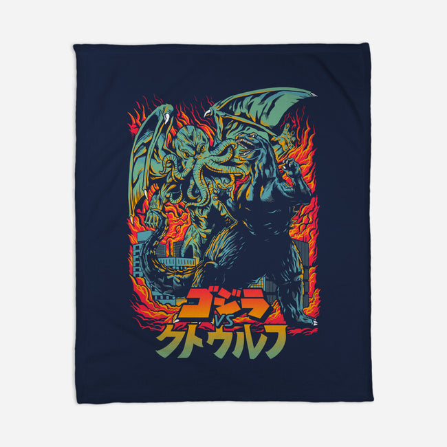 Clash of Gods Revisited-none fleece blanket-Melee_Ninja