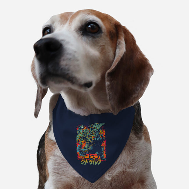 Clash of Gods Revisited-dog adjustable pet collar-Melee_Ninja