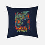 Clash of Gods Revisited-none removable cover w insert throw pillow-Melee_Ninja