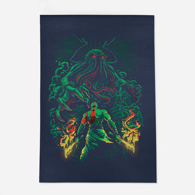 Clash of the Old Gods-none outdoor rug-Fuacka
