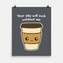 Coffee Addict-none matte poster-dudey300