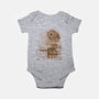 Coffee Obsessed-baby basic onesie-DrMonekers