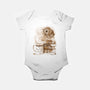 Coffee Obsessed-baby basic onesie-DrMonekers