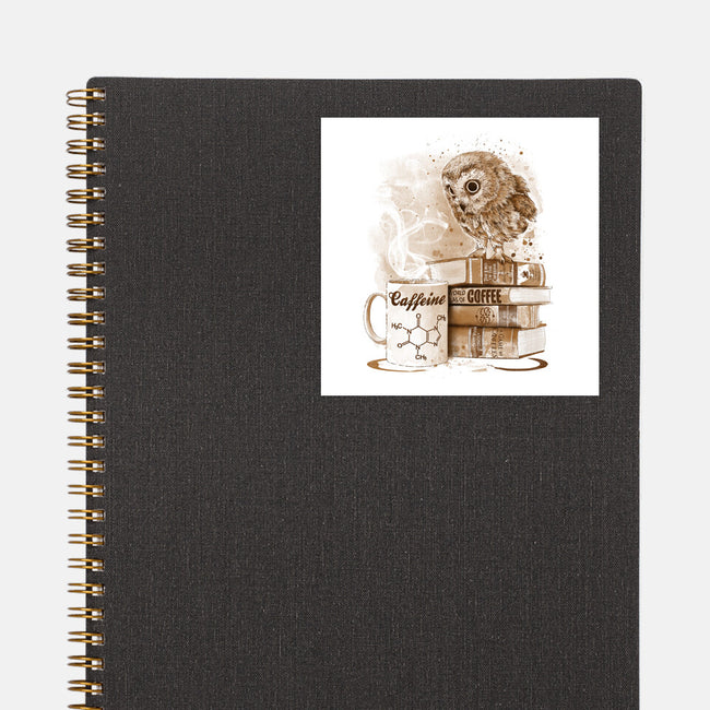 Coffee Obsessed-none glossy sticker-DrMonekers