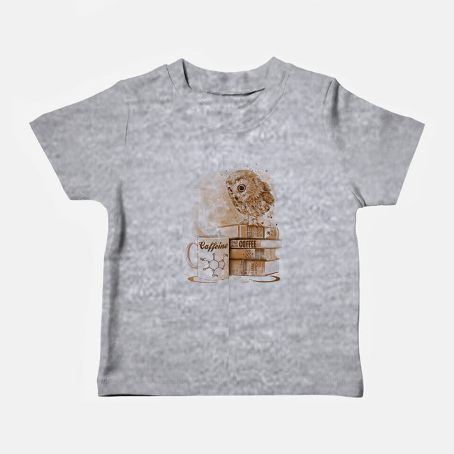 Coffee Obsessed-baby basic tee-DrMonekers