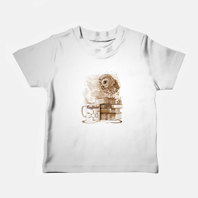 Coffee Obsessed-baby basic tee-DrMonekers