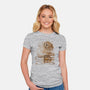 Coffee Obsessed-womens fitted tee-DrMonekers