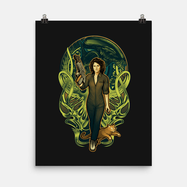 Come On, Cat-none matte poster-MeganLara