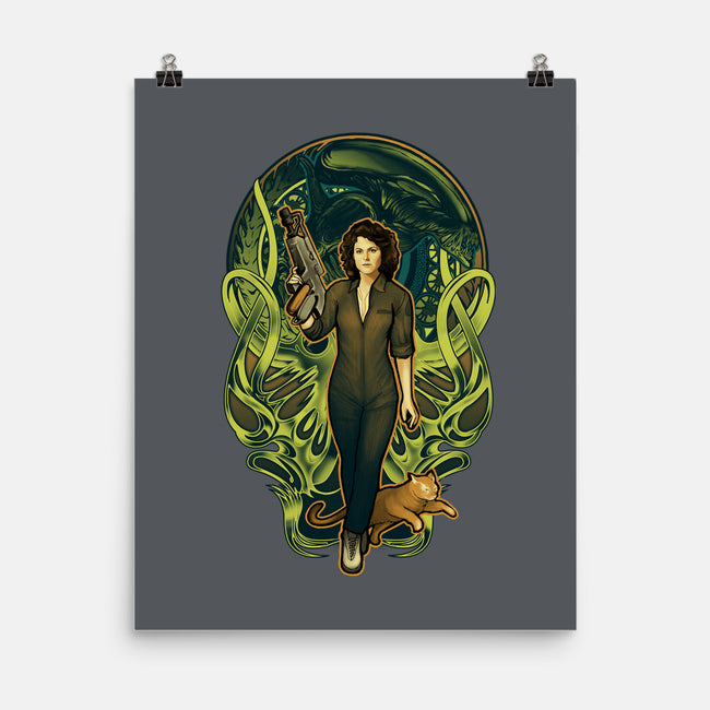 Come On, Cat-none matte poster-MeganLara
