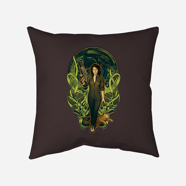 Come On, Cat-none non-removable cover w insert throw pillow-MeganLara