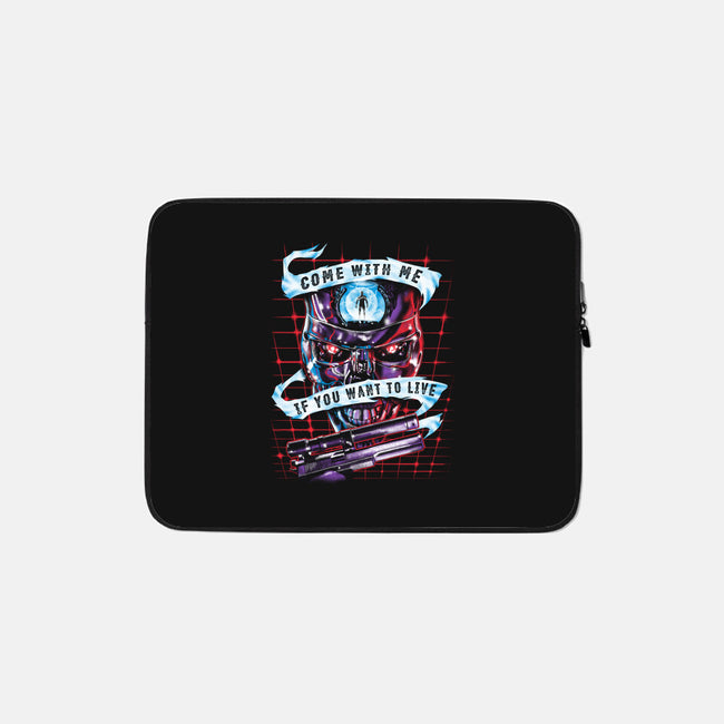 Come With Me, If You Want to Live-none zippered laptop sleeve-zerobriant