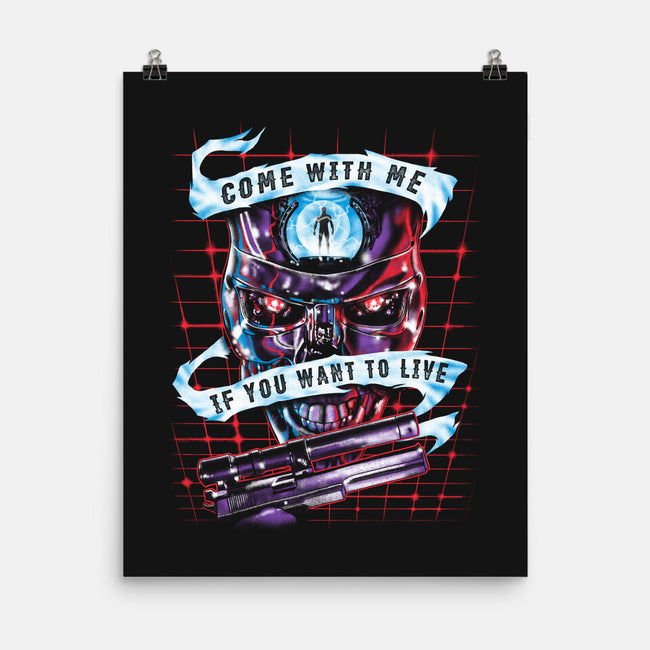 Come With Me, If You Want to Live-none matte poster-zerobriant