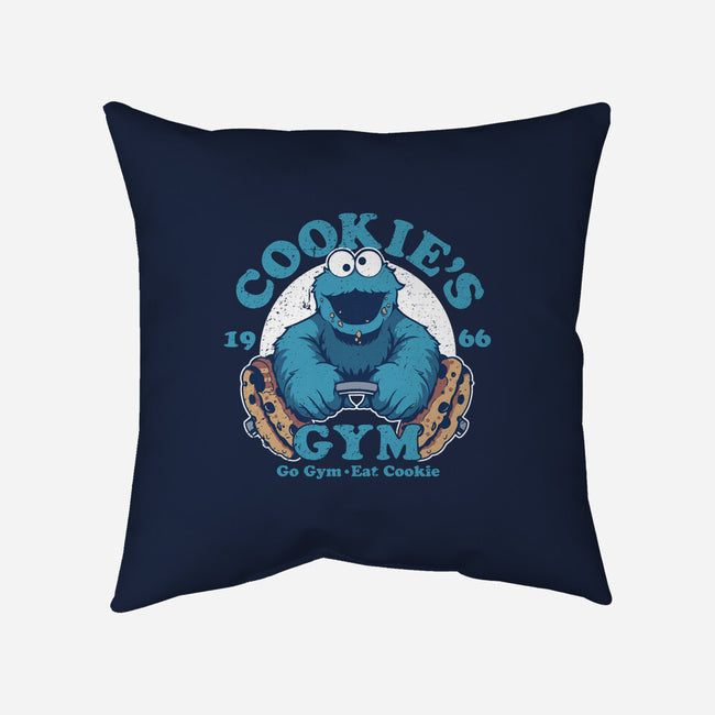Cookies Gym-none removable cover w insert throw pillow-KindaCreative