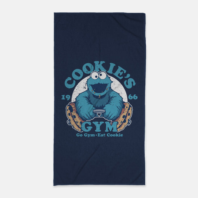 Cookies Gym-none beach towel-KindaCreative
