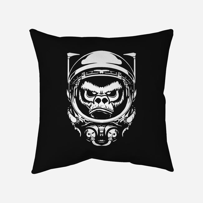 Cosmic Monkey-none removable cover w insert throw pillow-Immortalized